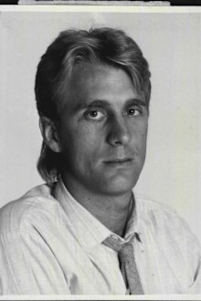 An SMH staff photo taken of Mike Cockerill on September 23, 1985. (Photo by Anthony Lewis/Fairfax Media).