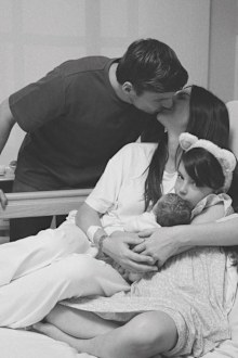 Max Verstappen and Kelly Piquet with their daughters Penelope and Lily