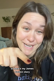 Becky Habersberger, James Corden