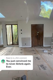 Airbnb under construction