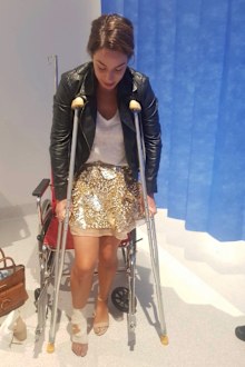 Michelle Taylor broke her ankle twice in a matter of 12 months.