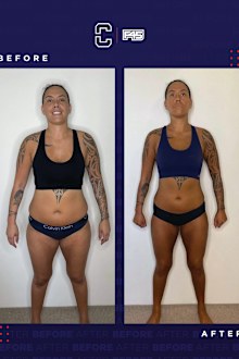 Te Crystal F45 challenge before and after