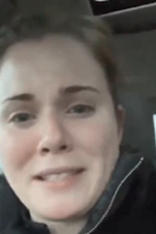 Nurse crying on Twitter