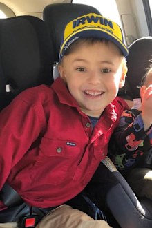 Joe, 7, stroke survivor