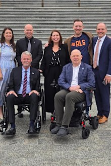 Mr. Dane Goes to Washington! We're on Capitol Hill with @realericdane advocating for the crucial reauthorization of ACT for ALS.
