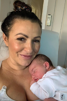 Amy says the birth of her daughter was 'traumatic'.