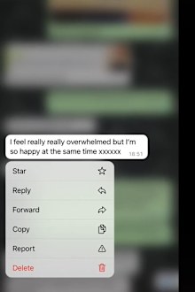 Hannah Alexis Grace, TikTok, Charlie, pregnancy test mistaken for COVID-19 test