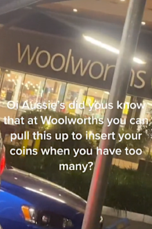 Woolies coin slot TikTok