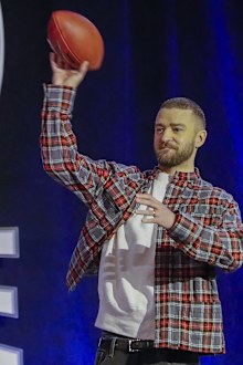 Justin Timberlake is performing at half time. (AAP)