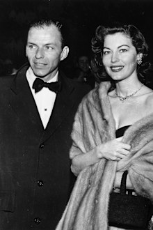 The couple attend a Hollywood party. 