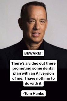 Tom Hanks AI