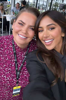 Maria Thattil and Jelena Dokic