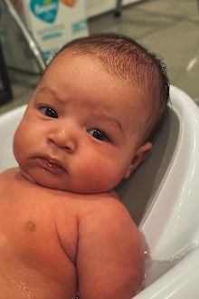 Iggy Azalea shares new photos of son Onyx on Instagram.
