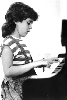 Katie took to music from a young age.