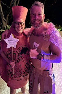 Aussie celebrities let loose at Hamish Blake's and Zoe Foster's Anything But Clothes party