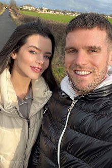 Former Geordie Shore star Gaz Beadle and wife Emma McVey.