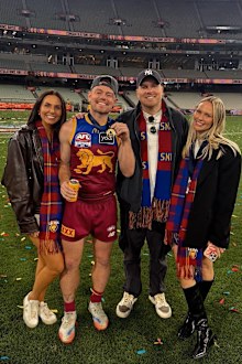 L_R: Tess Crosley, Lachie Neale, Ben Crosley, Jules Neale