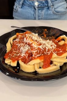 Making fresh pasta out of dried spaghetti 