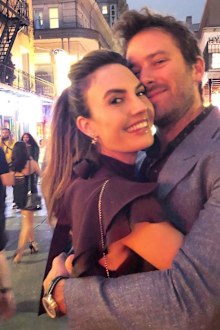 Armie Hammer, Elizabeth Chambers, Instagram, selfie