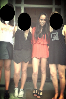 Ngahia Murchie recovery from eating disorder with friends