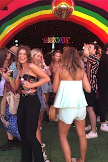Courtnee Vine and Charlotte Mclean