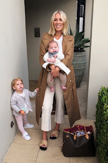 Phoebe with both kids