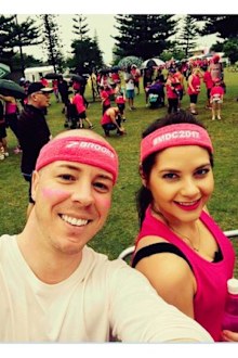 Rebecca with husband Craig