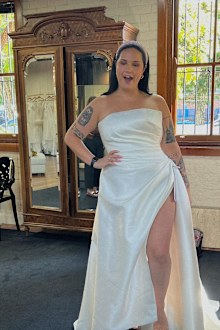 Claudia Sokolova admits the wedding industry pressures brides to be a certain size.