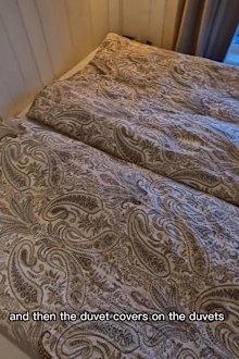 Scandinavian bed hack