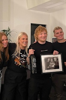 Summer Warne, Brooke Warne, Ed Sheeran, Jackson Warne