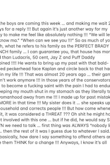 Britney Spears recalls sons being 'rude' and 'hateful' during visitations at her house.