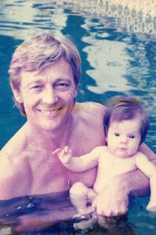 Liana Cornell shares a throwback photo with her dad John Cornell on his 80th birthday.