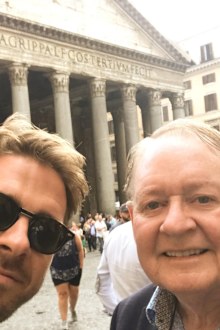 Hugh Sheridan pays tribute to his late father Denis Sheridan on his birthday.