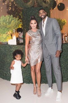 Khloé Kardashian, Tristan Thompson, daughter True, family, photo