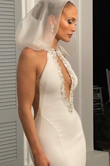 Jennifer Lopez wedding dress
