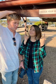 Bindi Irwin and Robert Irwin.
