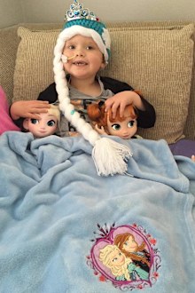 Ivy Hyde had to undergo multiple rounds of chemotherapy to save her life.