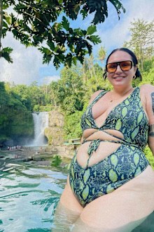Claudia Sokolova says her fiance loves her body exactly as it is.