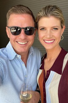 Ben Fordham and wife Jodie Speers