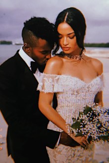 Greg 'DJ Ruckus' Andrews and Shanina Shaik wedding day