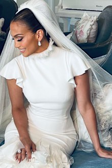 Jennifer Lopez wedding dress