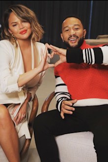 Chrissy Teigen and John Legend.