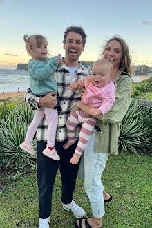 Matty J and Laura Byrne with their two girls