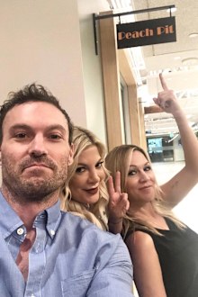 Tori Spelling, Brian Austin Green, Jennie Garth, Beverly Hills 90210, Instagram photo