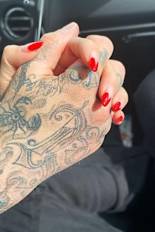 Travis Barker and Kourtney Kardashian make relationship Instagram-official.