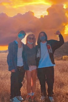 Britney Spears, Sean Preston Federline and Jayden James Federline