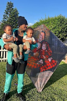 Nick Cannon with twin sons Zion and Zillion