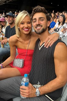 Annalise Dalins and Josh Daicos