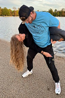 Logan Paul and now fiancé Nina Agdal 