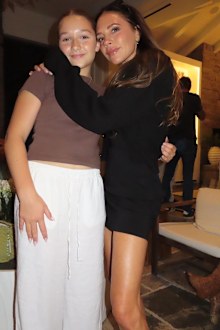 Harper Beckham and Victoria Beckham on holiday in Canada, August 2023